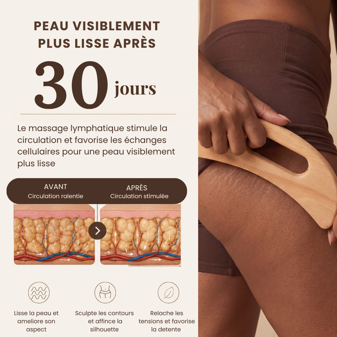 Rouleau Drainant en Bois