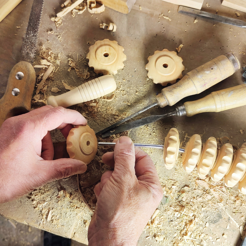 Rouleau Drainant en Bois